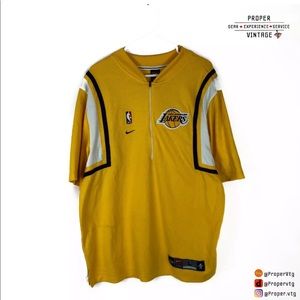 Vintage Nike La Lakers Warm Up Jersey Shirt Nba